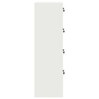 Armadio 2 pcs Nero 80 x 40 x 200 cm Acciaio laminato a freddo 3406190