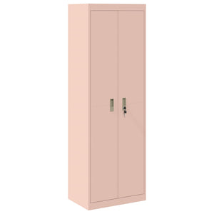 Armadio 2 pcs Rosa 60 x 40 x 180 cm Acciaio laminato a freddo 3406197