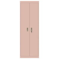Armadio 2 pcs Rosa 60 x 40 x 180 cm Acciaio laminato a freddo 3406197