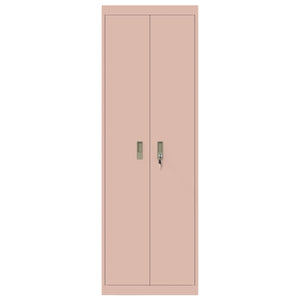 Armadio 2 pcs Rosa 60 x 40 x 180 cm Acciaio laminato a freddo 3406197