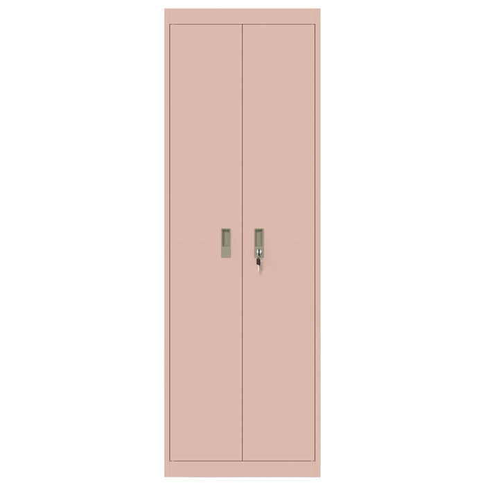 Armadio 2 pcs Rosa 60 x 40 x 180 cm Acciaio laminato a freddo 3406197