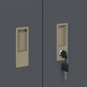 Armadio con archiviazione 2 pcs Antracite 60 x 40 x 180 cm 3406198