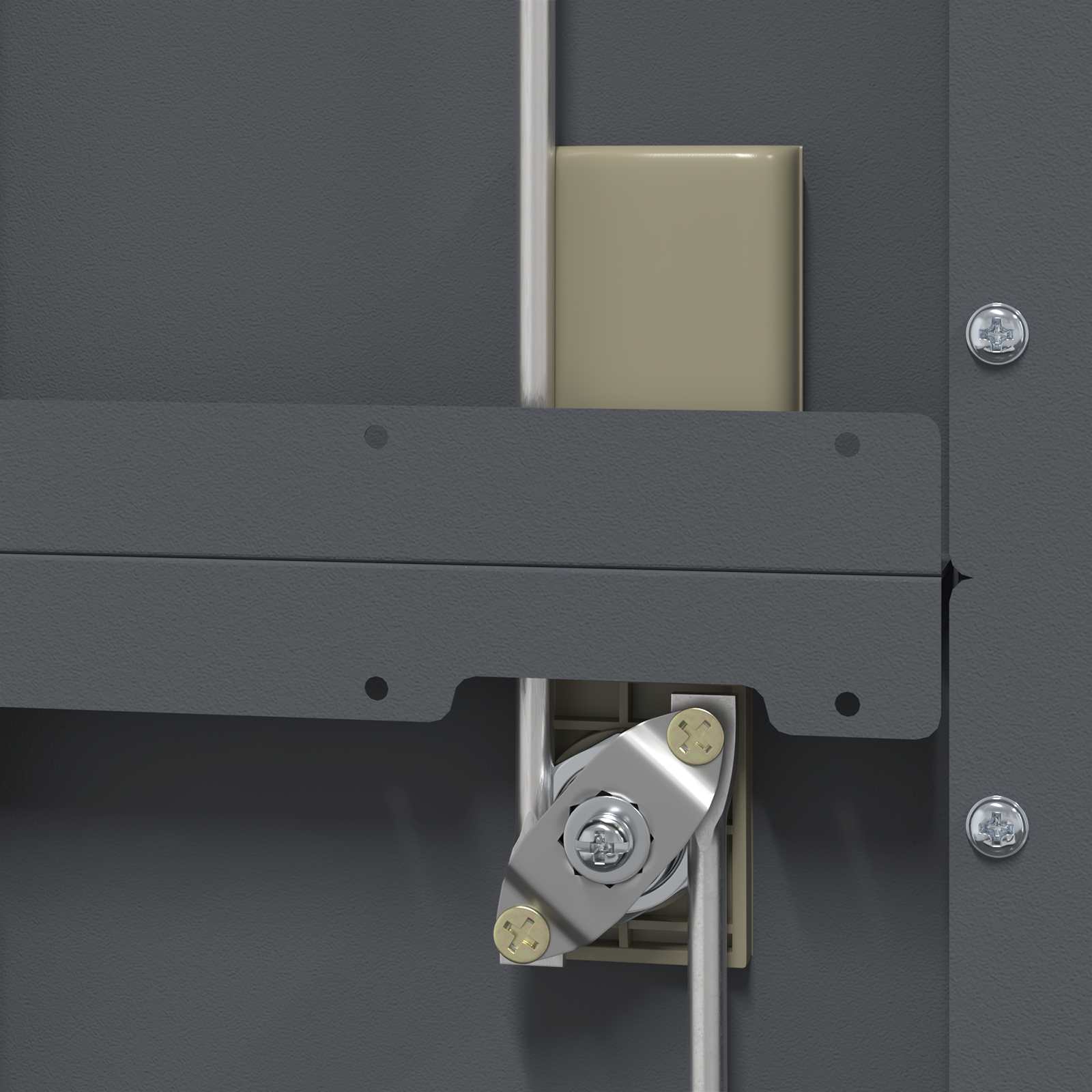 Armadio con archiviazione 2 pcs Antracite 60 x 40 x 180 cm 3406198