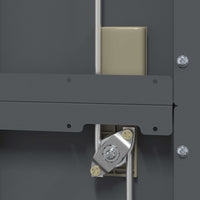 Armadio con archiviazione 2 pcs Antracite 60 x 40 x 180 cm 3406198