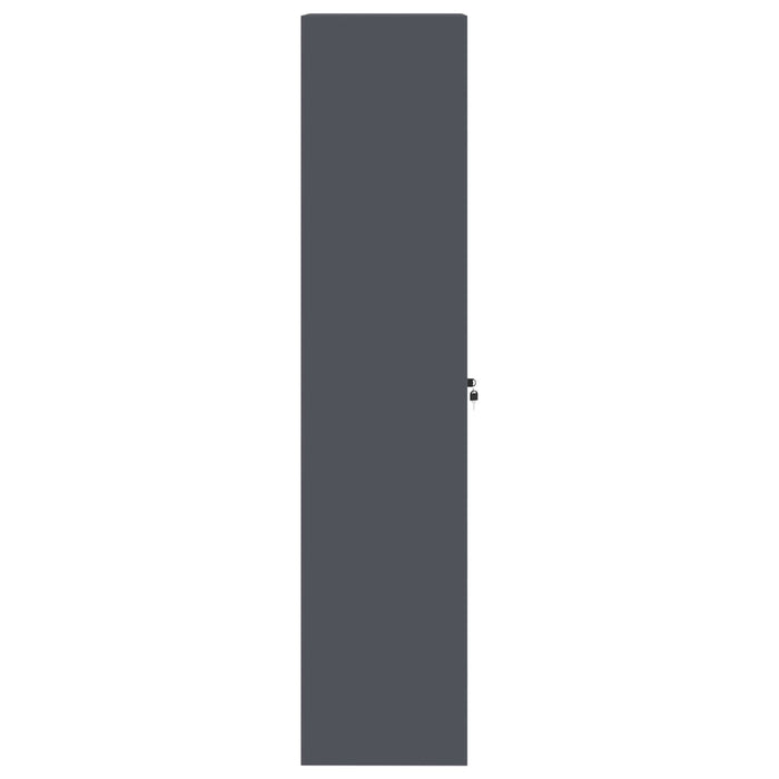 Armadio con archiviazione 2 pcs Antracite 60 x 40 x 180 cm 3406198