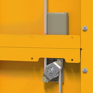 Armadio con archiviazione 2 pcs Giallo senape 60 x 40 x 180 cm 3406199