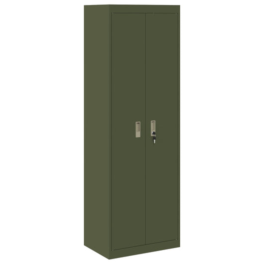 Armadio con archiviazione 2 pcs Verde oliva 60 x 40 x 180 cm 3406200