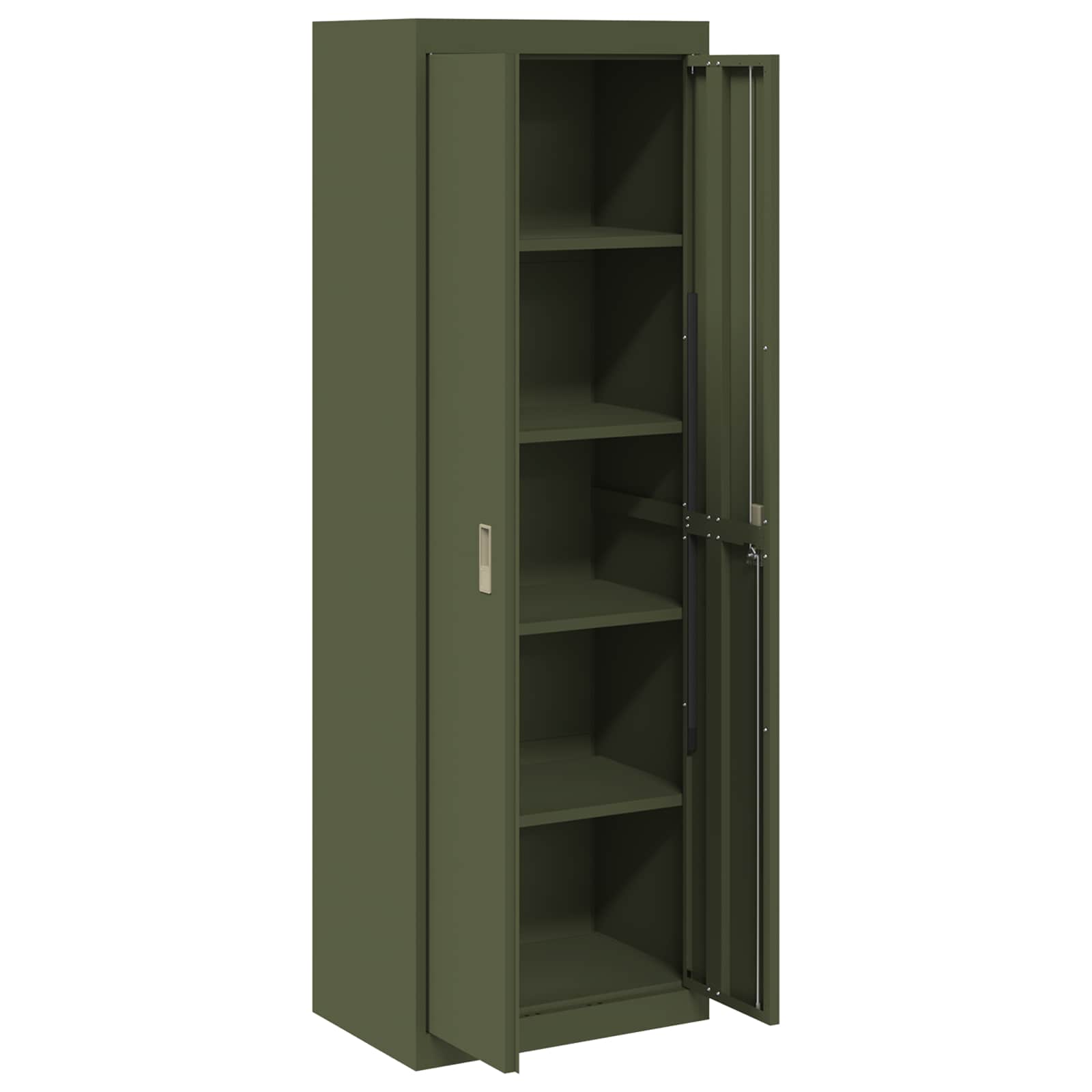 Armadio con archiviazione 2 pcs Verde oliva 60 x 40 x 180 cm 3406200
