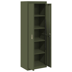 Armadio con archiviazione 2 pcs Verde oliva 60 x 40 x 180 cm 3406200