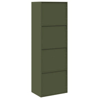 Armadio con archiviazione 2 pcs Verde oliva 60 x 40 x 180 cm 3406200