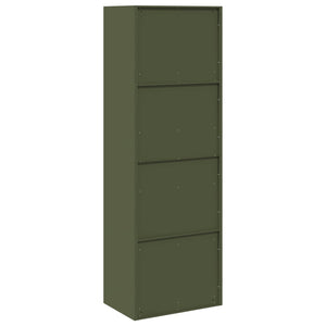 Armadio con archiviazione 2 pcs Verde oliva 60 x 40 x 180 cm 3406200