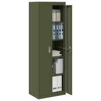 Armadio con archiviazione 2 pcs Verde oliva 60 x 40 x 180 cm 3406200