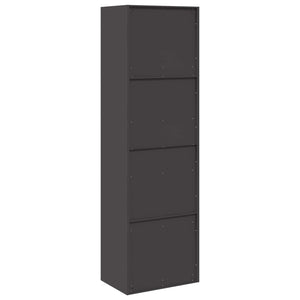 Armadio 2 pcs Nero 60 x 40 x 200 cm Acciaio laminato a freddo 3406202