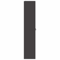 Armadio 2 pcs Nero 60 x 40 x 200 cm Acciaio laminato a freddo 3406202