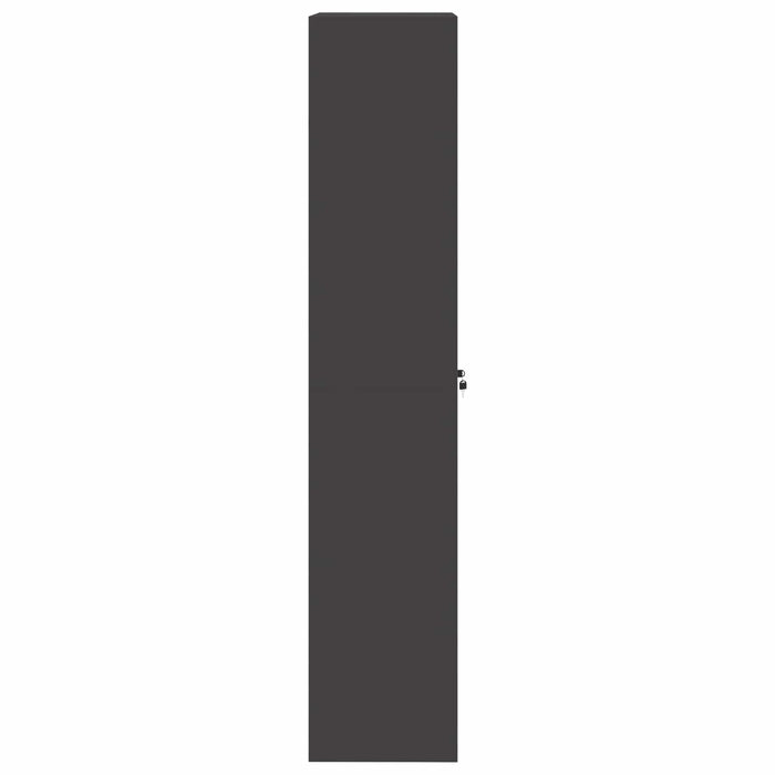 Armadio 2 pcs Nero 60 x 40 x 200 cm Acciaio laminato a freddo 3406202