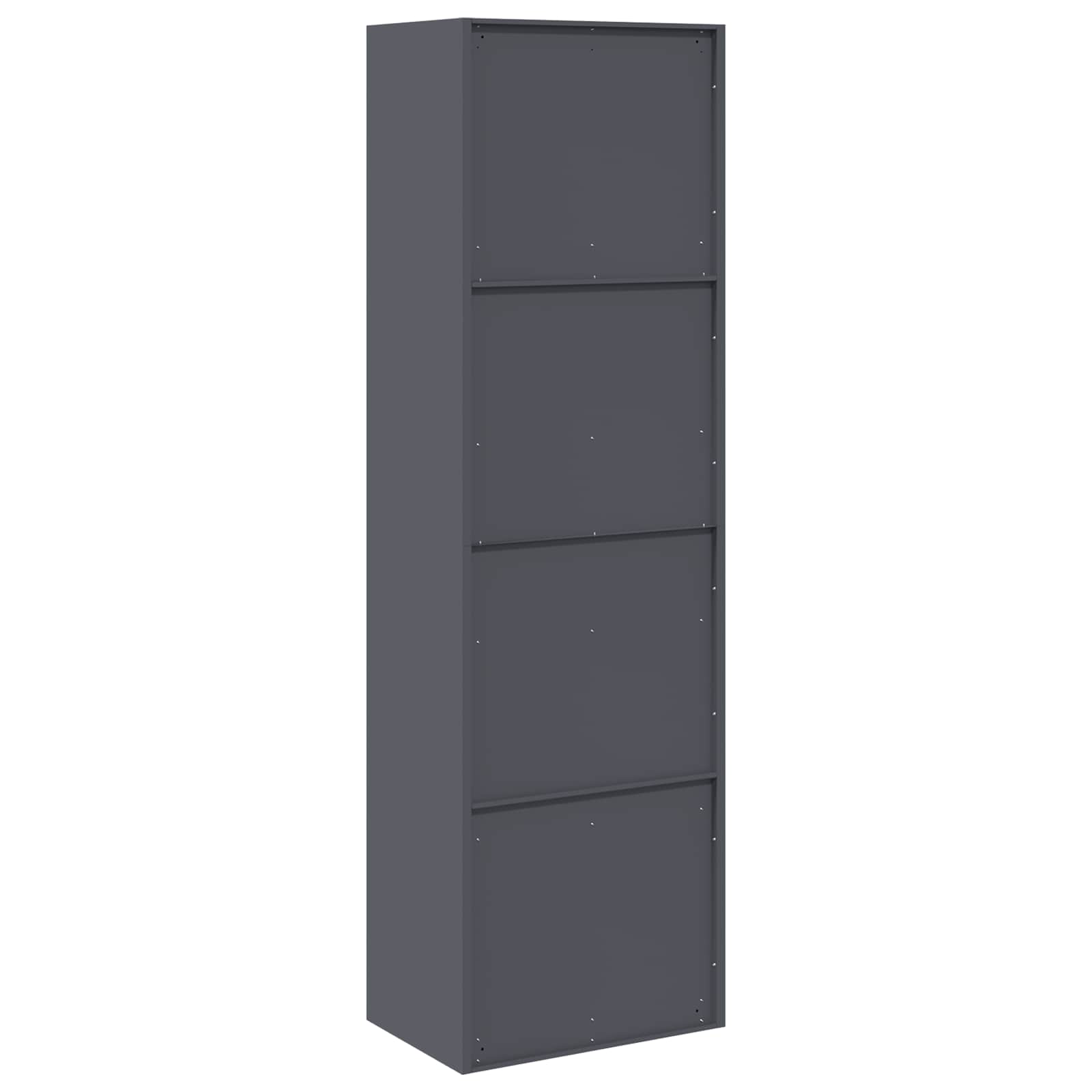 Armadio con archiviazione 2 pcs Antracite 60 x 40 x 200 cm 3406204