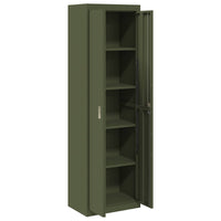 Armadio con archiviazione 2 pcs Verde oliva 60 x 40 x 200 cm 3406206