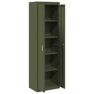 Armadio con archiviazione 2 pcs Verde oliva 60 x 40 x 200 cm 3406206