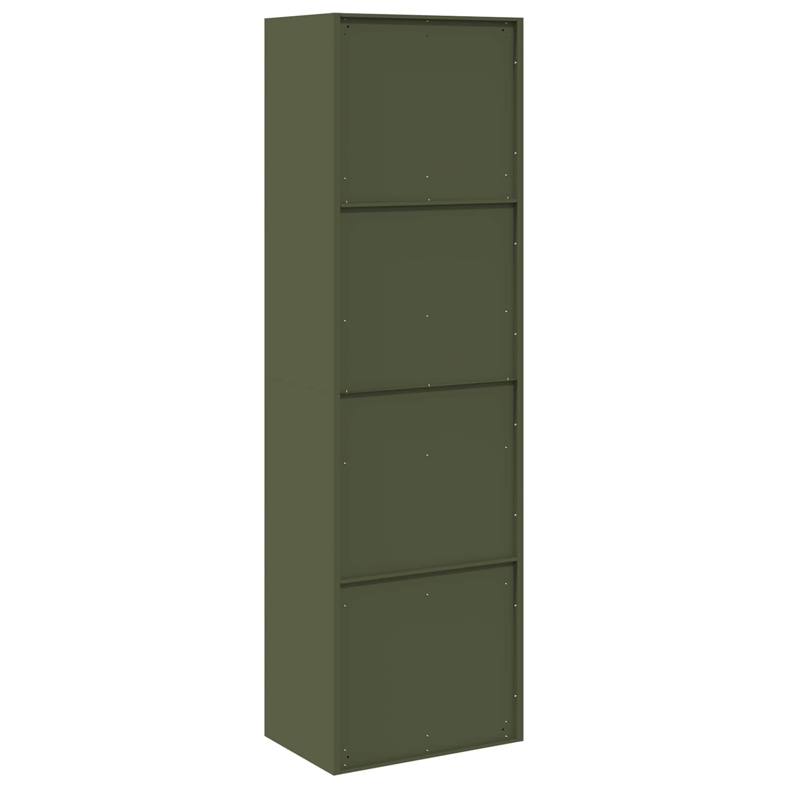 Armadio con archiviazione 2 pcs Verde oliva 60 x 40 x 200 cm 3406206
