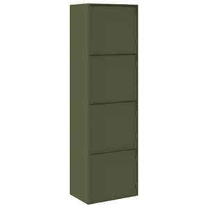 Armadio con archiviazione 2 pcs Verde oliva 60 x 40 x 200 cm 3406206