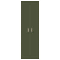 Armadio con archiviazione 2 pcs Verde oliva 60 x 40 x 200 cm 3406206