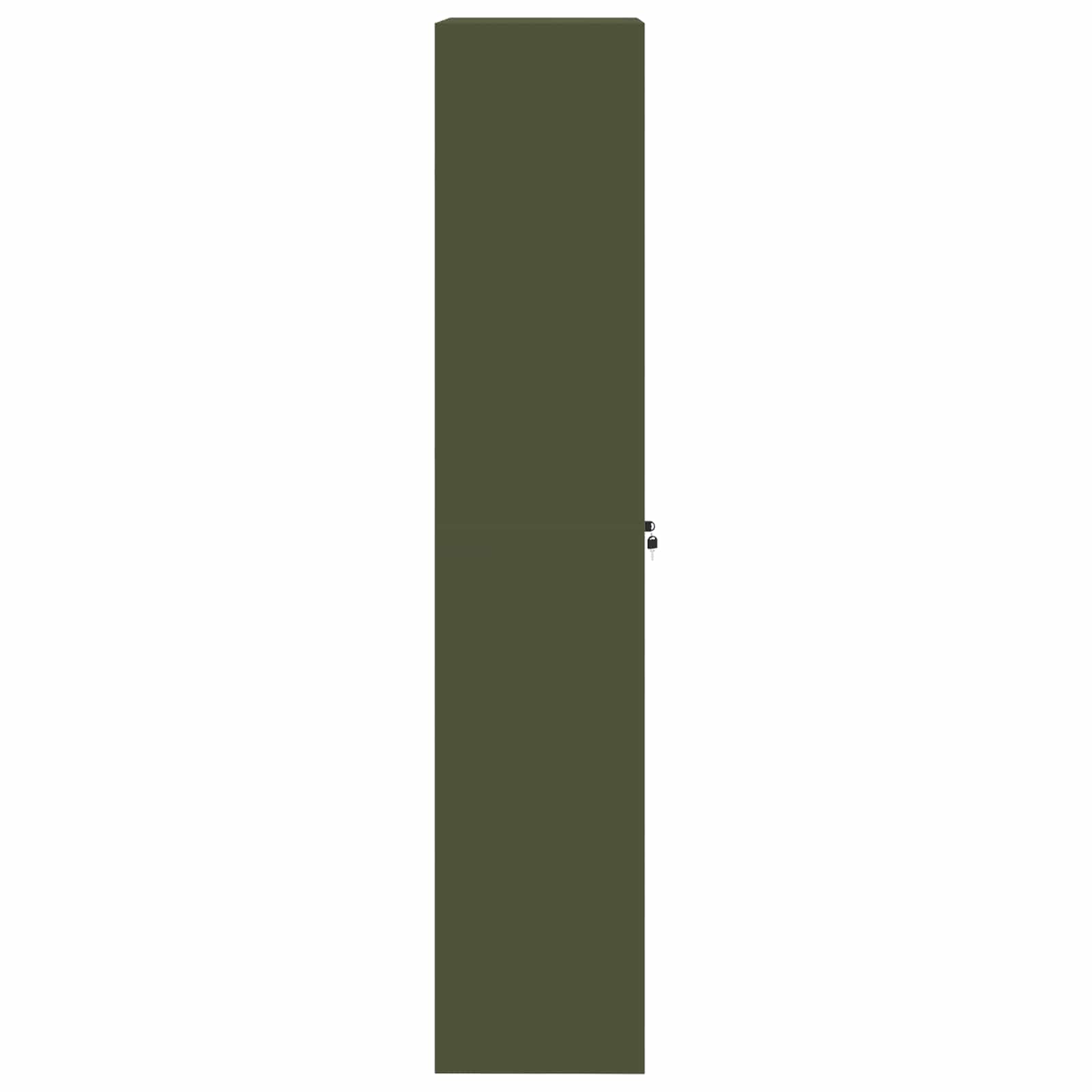 Armadio con archiviazione 2 pcs Verde oliva 60 x 40 x 200 cm 3406206