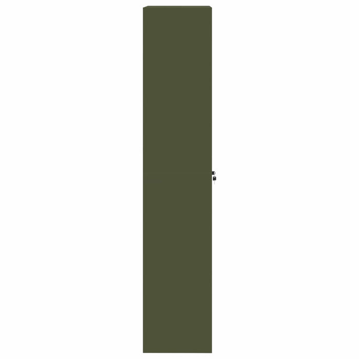Armadio con archiviazione 2 pcs Verde oliva 60 x 40 x 200 cm 3406206