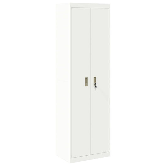 Armadio 2 pcs Bianco 60 x 40 x 200 cm Acciaio laminato a freddo 3406207