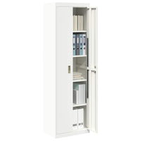 Armadio 2 pcs Bianco 60 x 40 x 200 cm Acciaio laminato a freddo 3406207