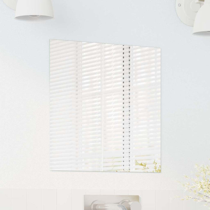 Specchio da parete Quadrato-Specchio a Muro-Specchio Decorativo 40 x 40 cm vetro temperato