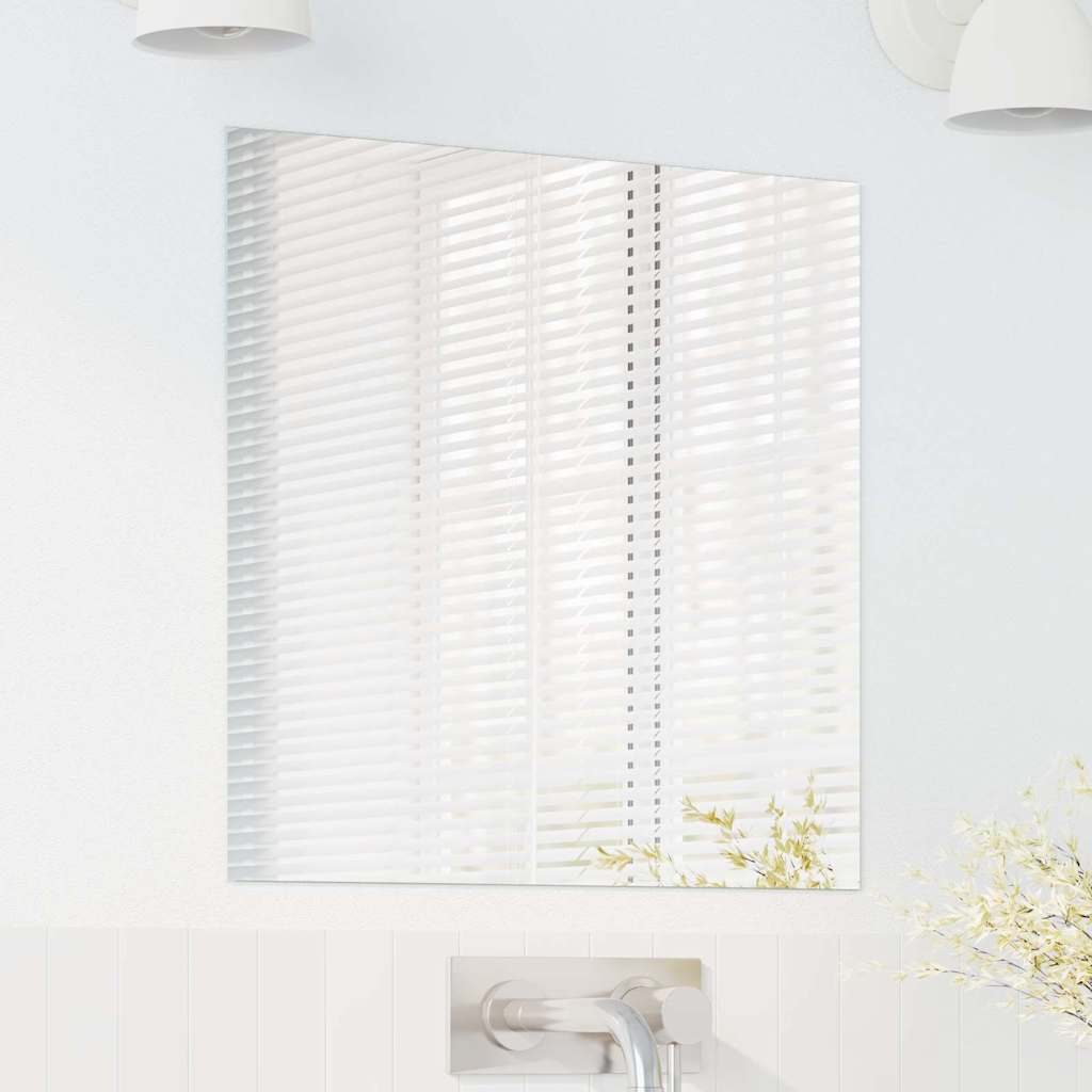 Specchio da parete 50 x 50 cm vetro temperato 42023009