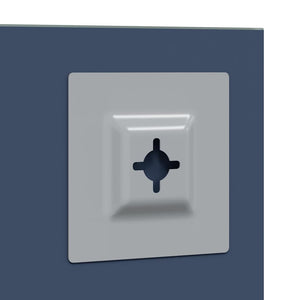 Specchio da parete Quadrato-Specchio a Muro-Specchio Decorativo 60 x 60 cm vetro temperato