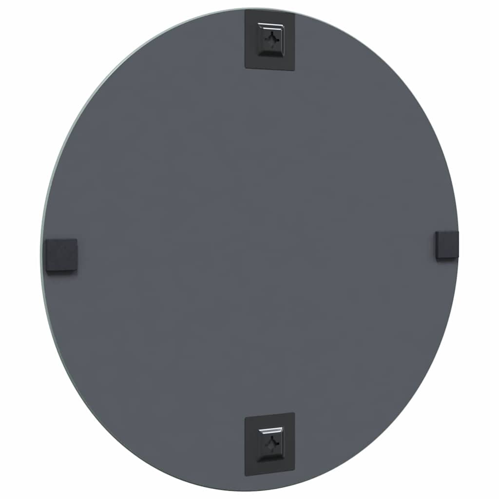 Specchio da parete Ø 50 cm vetro temperato 42023014