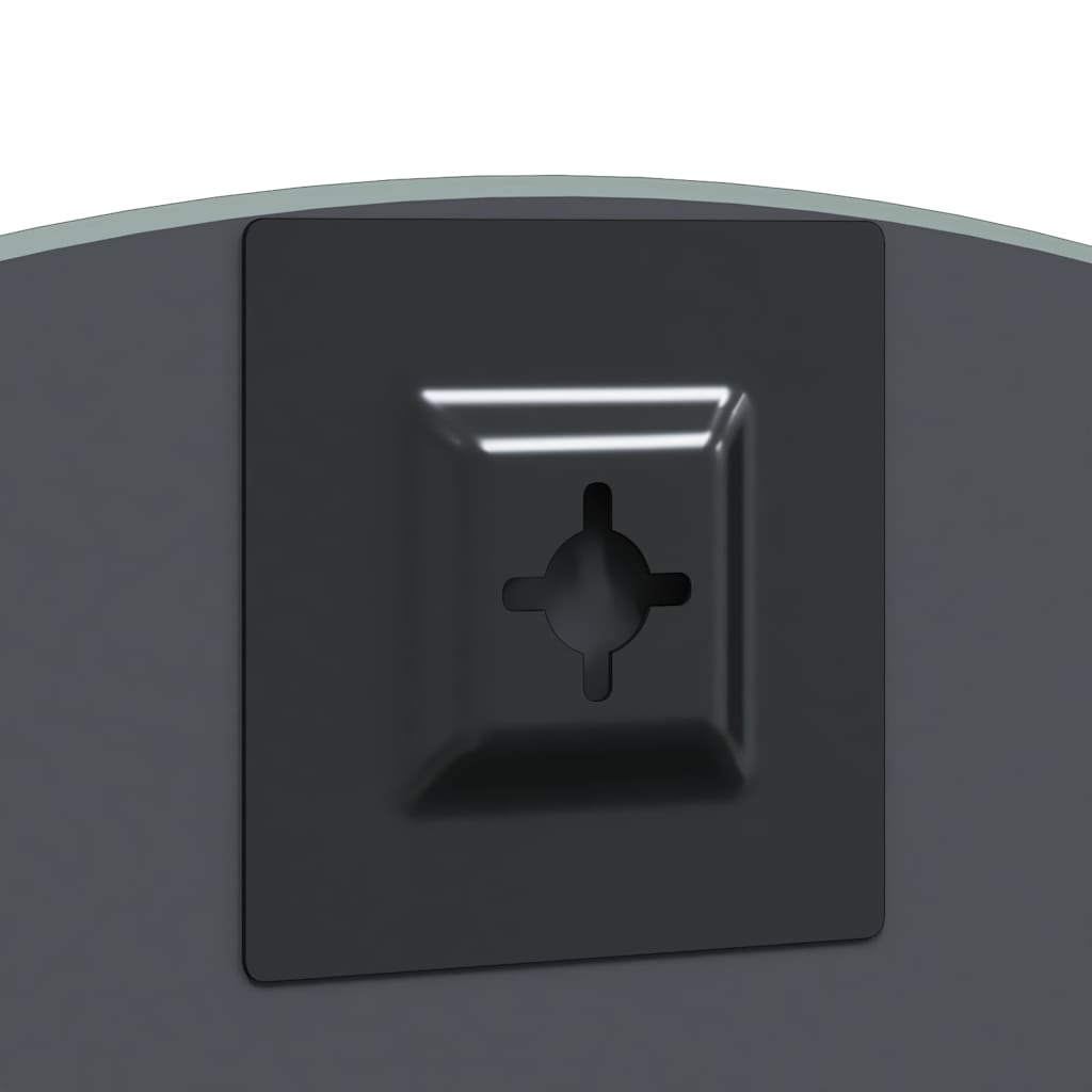 Specchio da parete Ø 70 cm vetro temperato 42023016