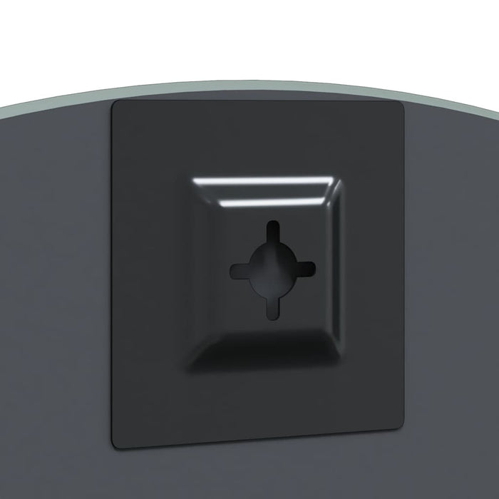 Specchio da parete Ø 70 cm vetro temperato 42023016