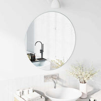Specchio da parete Ø 70 cm vetro temperato 42023016