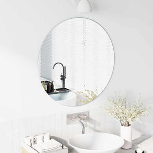 Specchio da parete Ø 70 cm vetro temperato 42023016