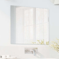 Specchio da parete 50 x 60 cm vetro temperato 42023026