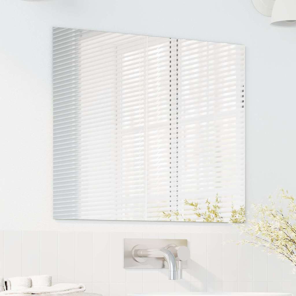 Specchio da parete Rettangolare-Specchio a Muro-Specchio Decorativo 50 x 60 cm vetro temperato