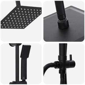 Sistema Doccia Nero 45 x 20 x 96 cm Ottone, Sus201 e ABS 42023405