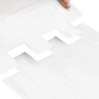 Piastrella subway 10 pcs Bianco 30,5 x 30,5 cm 42021215