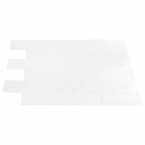 Piastrella subway 10 pcs Bianco 30,5 x 30,5 cm 42021215