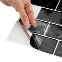 Piastrella subway 10 pcs Marmo Nero 30,5 x 30,5 cm 42021221