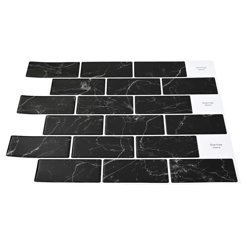 Piastrella subway 10 pcs Marmo Nero 30,5 x 30,5 cm 42021221