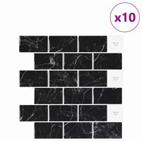 Piastrella subway 10 pcs Marmo Nero 30,5 x 30,5 cm 42021221