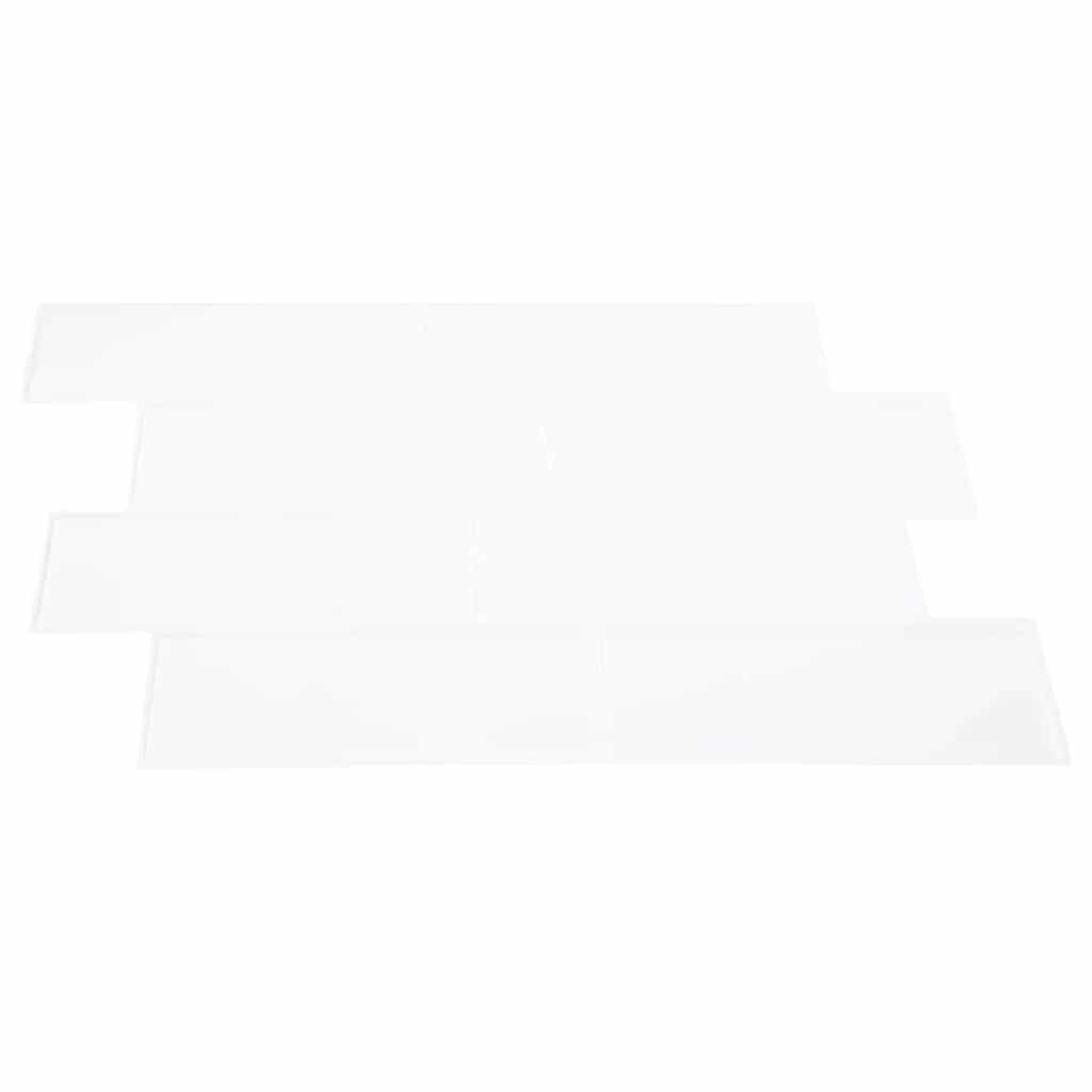 Adesivi Decorativi 10 pcs Bianco 29,4 x 21,4 x 0,8 cm 42021233