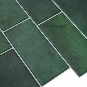 Adesivi Decorativi 20 pcs Verde Scuro 29,4 x 21,4 x 0,8 cm 42021237