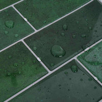 Adesivi Decorativi 20 pcs Verde Scuro 29,4 x 21,4 x 0,8 cm 42021237