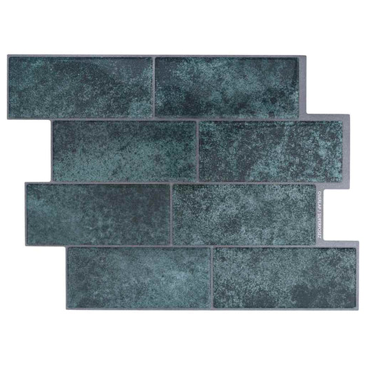 Adesivi Decorativi 10 pcs Blu Verde 29,4 x 21,4 x 0,8 cm 42021239