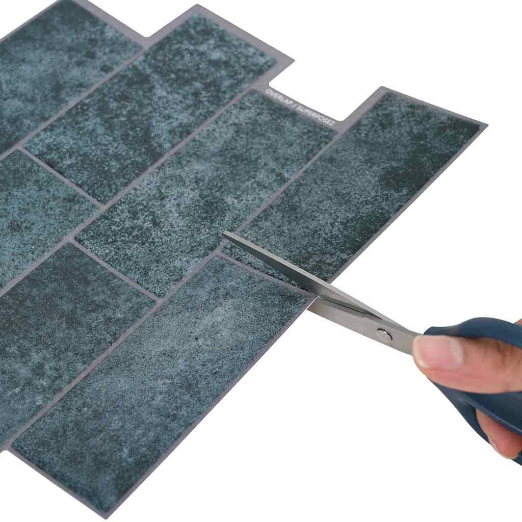 Adesivi Decorativi 20 pcs Blu Verde 29,4 x 21,4 x 0,8 cm 42021240